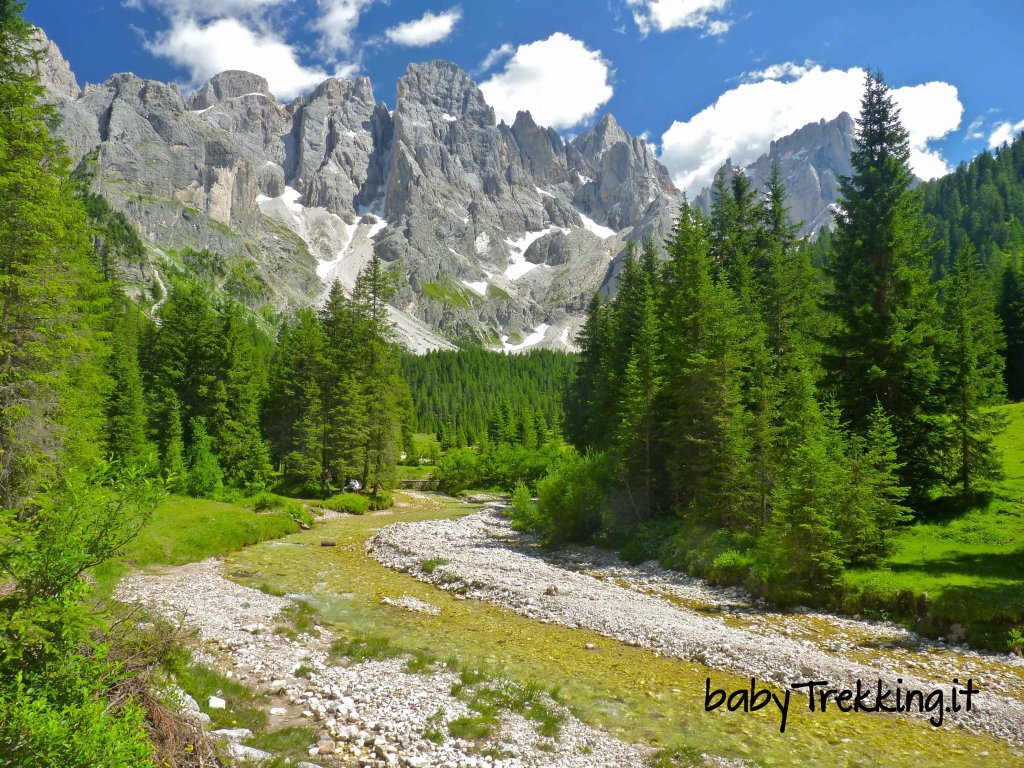 Val Venegia, col passeggino in paradiso