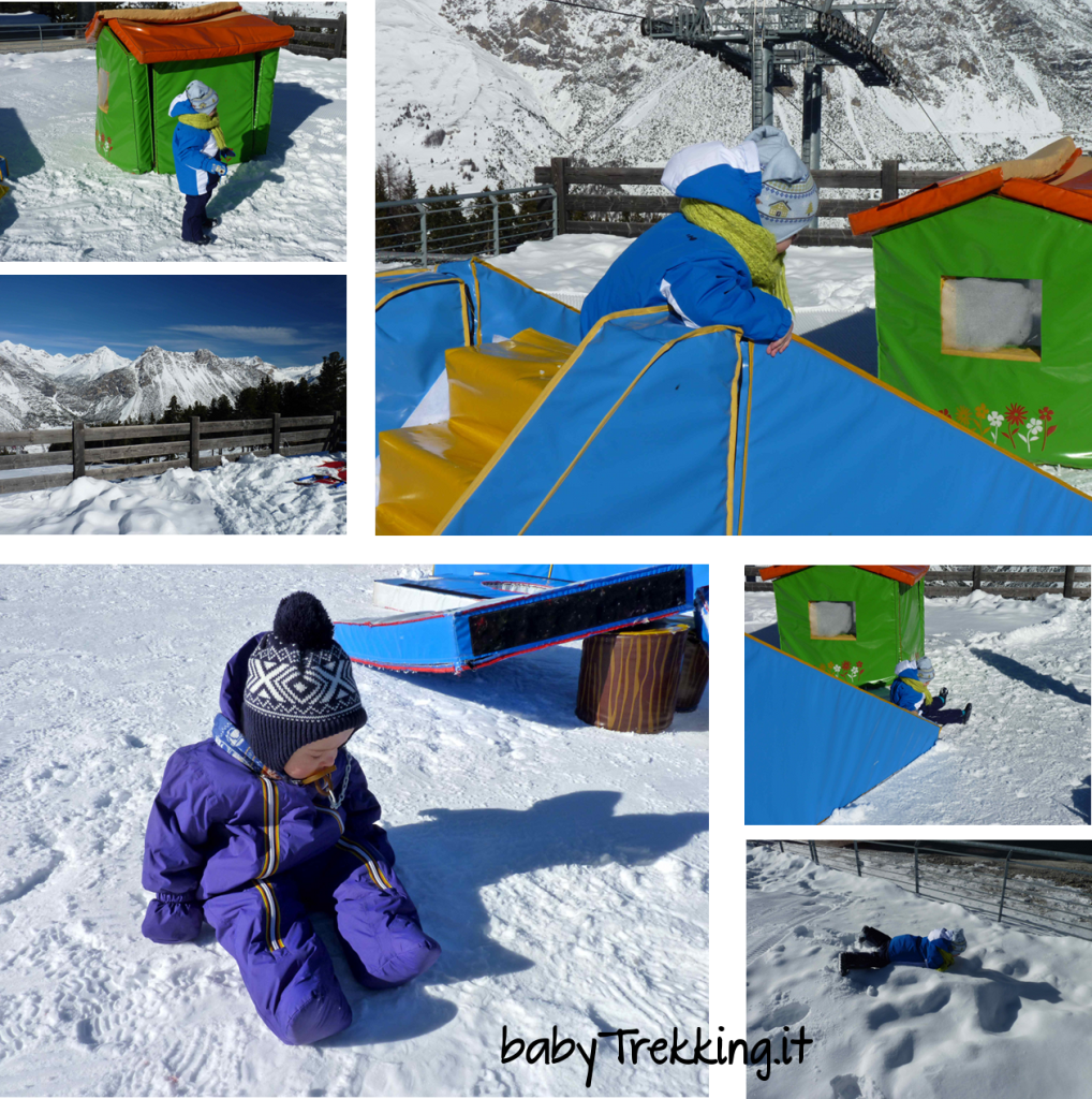 Isolaccia, bambini felici sulla neve