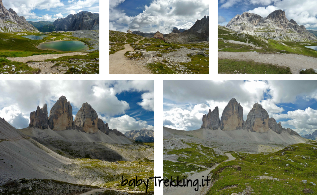 Rifugio Locatelli, alle Tre Cime di Lavaredo col passeggino