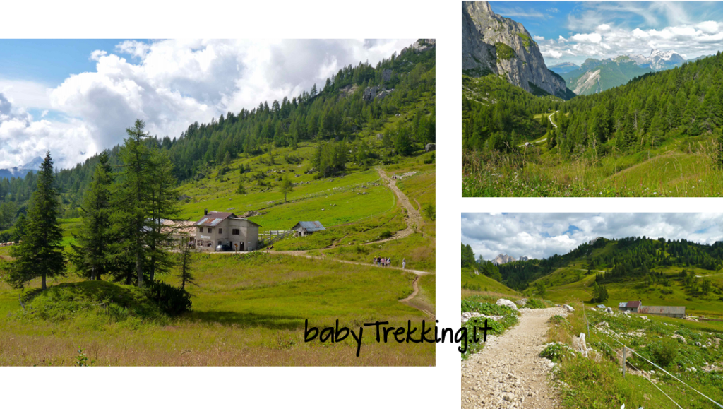 Rifugio e Lago Coldai, trekking coi bambini sotto al Civetta