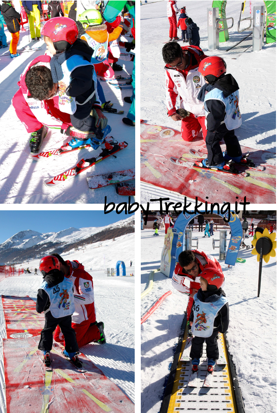 Bambini per la prima volta sugli sci: a Livigno per imparare