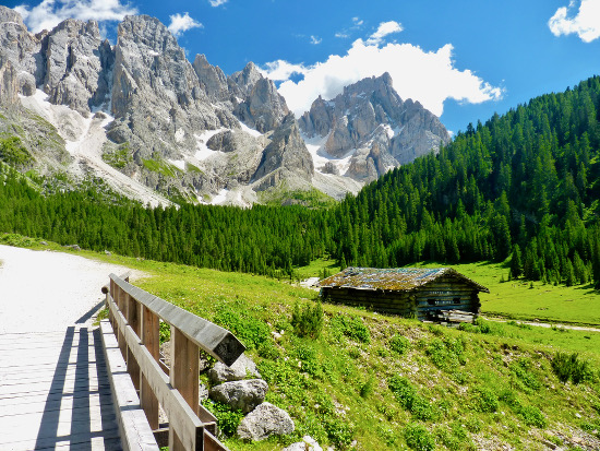 Val Venegia, col passeggino in paradiso