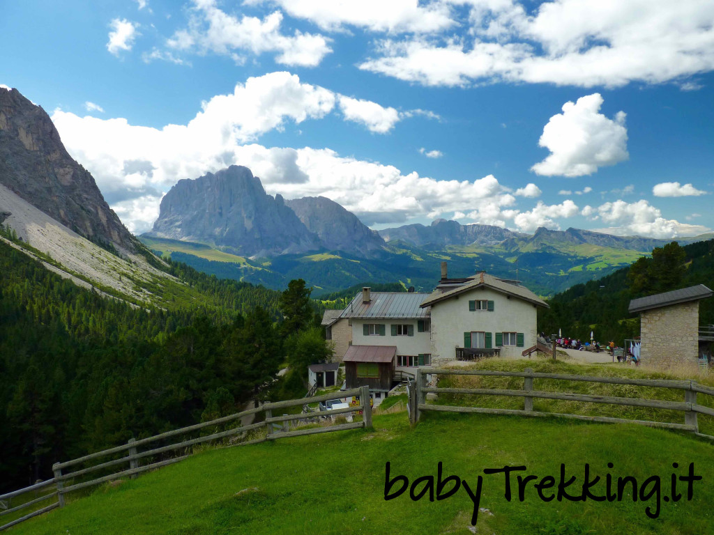 Al Rifugio Firenze col passeggino: bambini nel Parco Naturale Puez-Odle