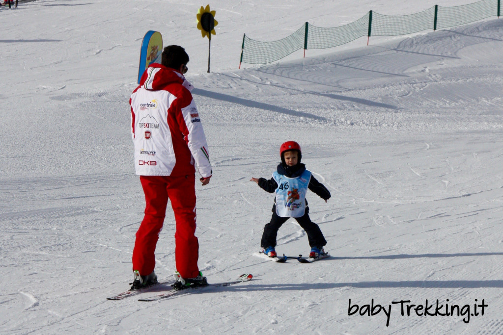 Bambini per la prima volta sugli sci: a Livigno per imparare