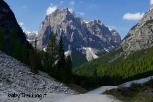 Rifugio Tre Scarperi coi bambini, in passeggino in Valle Campo di Dentro