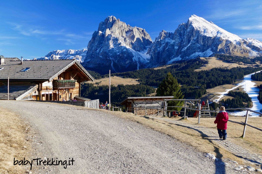 Rauchhutte, Alpe di Siusi a portata di passeggino (e che panorami!)