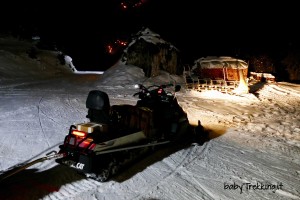 Malga Fratazza: a cena in motoslitta a San Martino di Castrozza (e ritorno in slittino!)