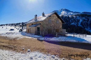 Passo Oclini in inverno: coi bambini a Malga Gurndin e Isi Hutte