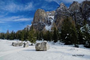 Con le ciaspole in Vallunga: incanto bianco in Val Gardena