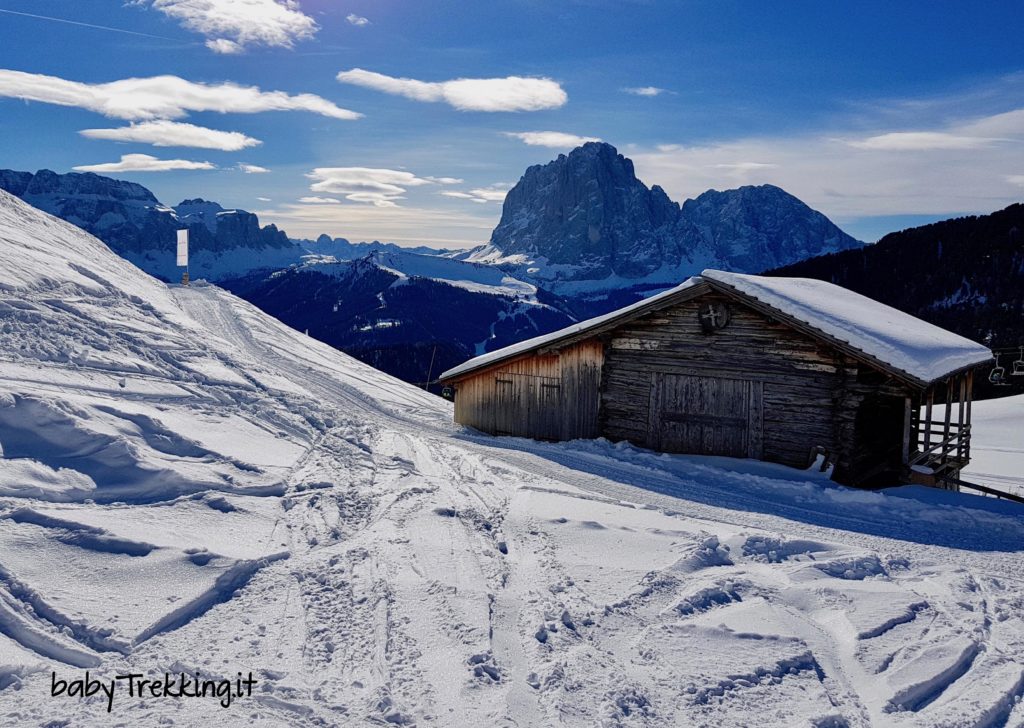 Al Rifugio Fermeda con le ciaspole, incanto d'inverno in Val Gardena