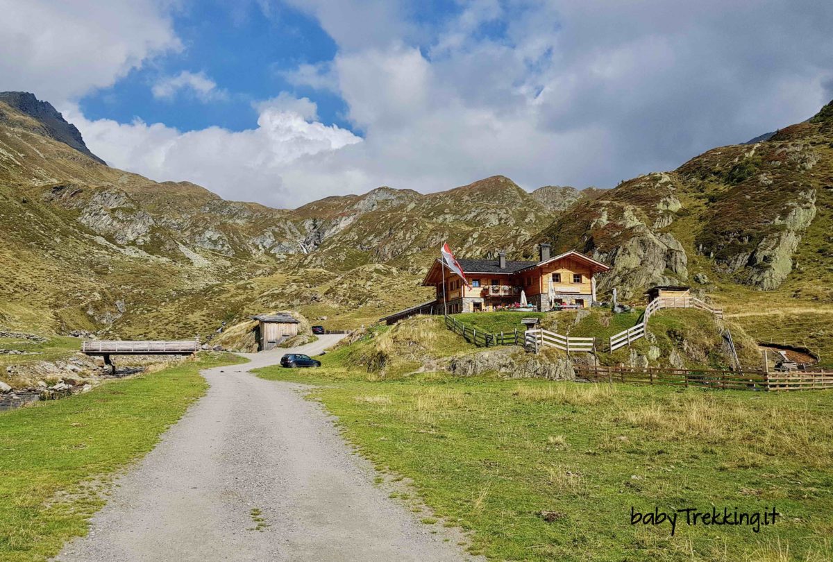 Timmelsalm: camminare in Val Passiria col passeggino