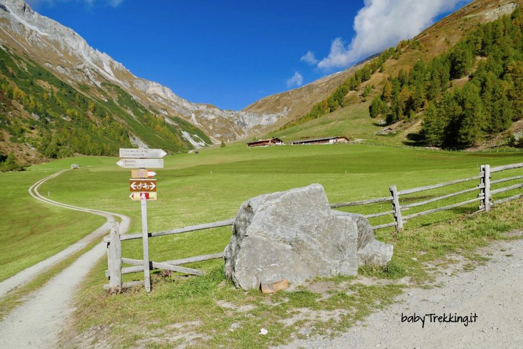 Malga Slingia e l'incantevole Val Venosta in passeggino