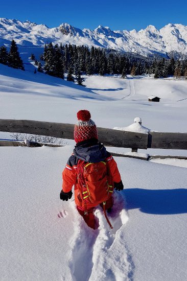 Neve e ciaspolate: calzature invernali La Sportiva per bambini e genitori