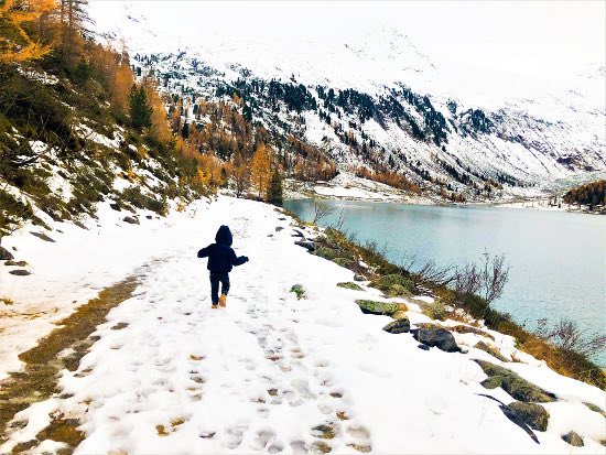 Giro del lago di Neves con bambini e cani: paesaggi incantati in Valle Aurina