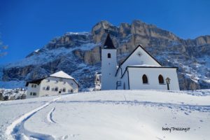 Rifugio La Crusc in inverno