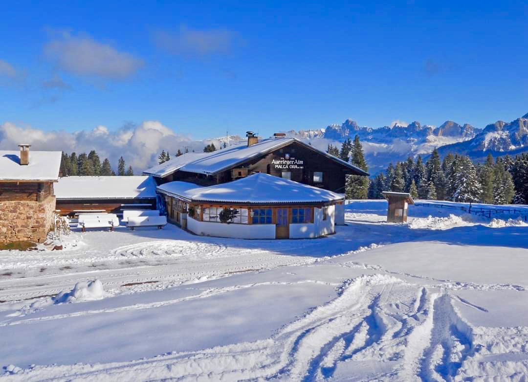 Malga Ora E Lo Spettacolo Invernale Al Passo Di Lavaze Babytrekking