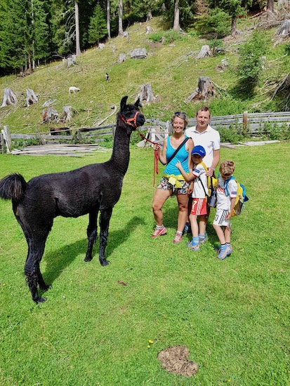 Trekking con i lama Mallnitz