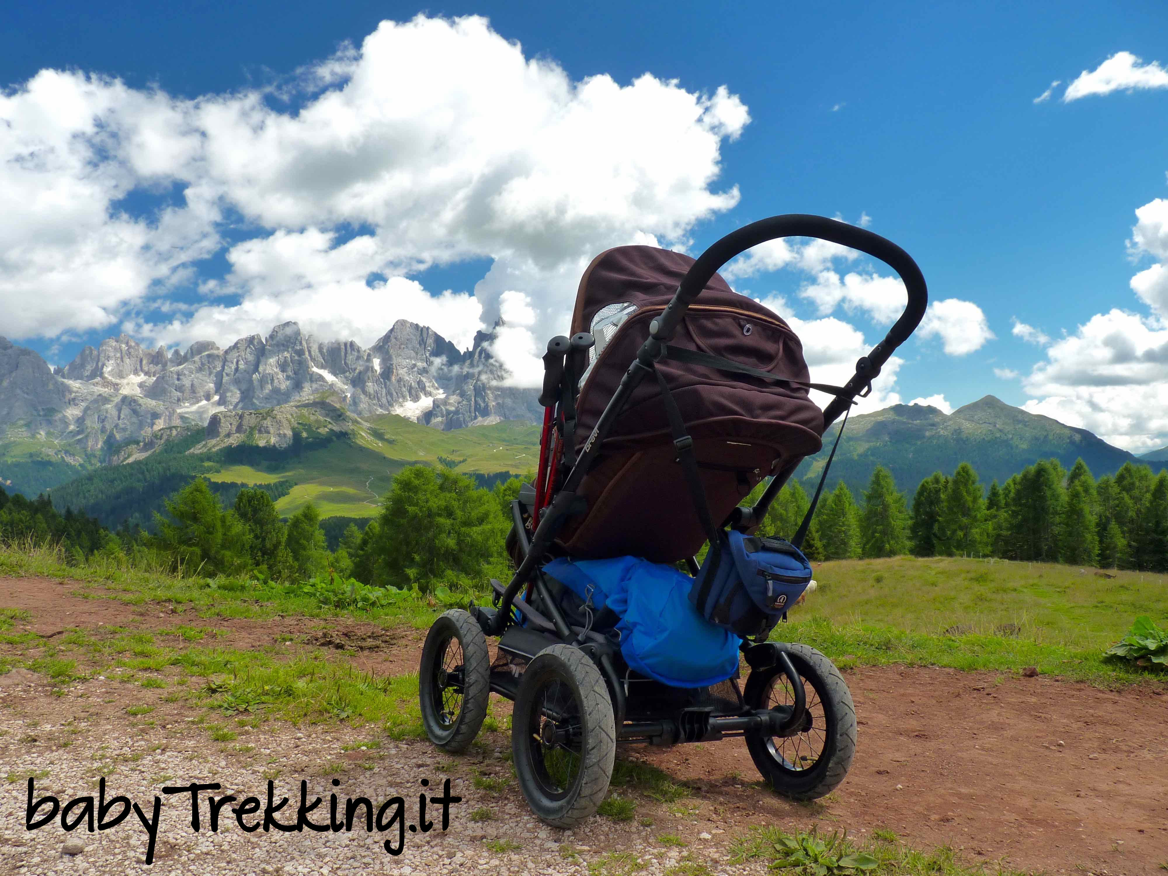 Passeggino Brevi Rider, nato per il trekking in montagna