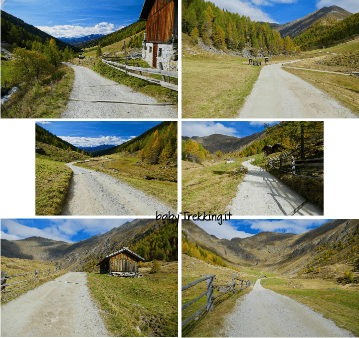 Grossberghutte, Weiserhutte e Pranter Stadelhutte: in Valle di Altafossa col passeggino
