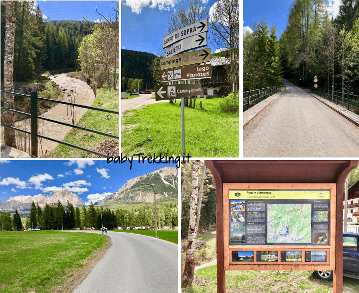 Lago di Pianozes: col passeggino sopra Cortina tra le Dolomiti d'Ampezzo